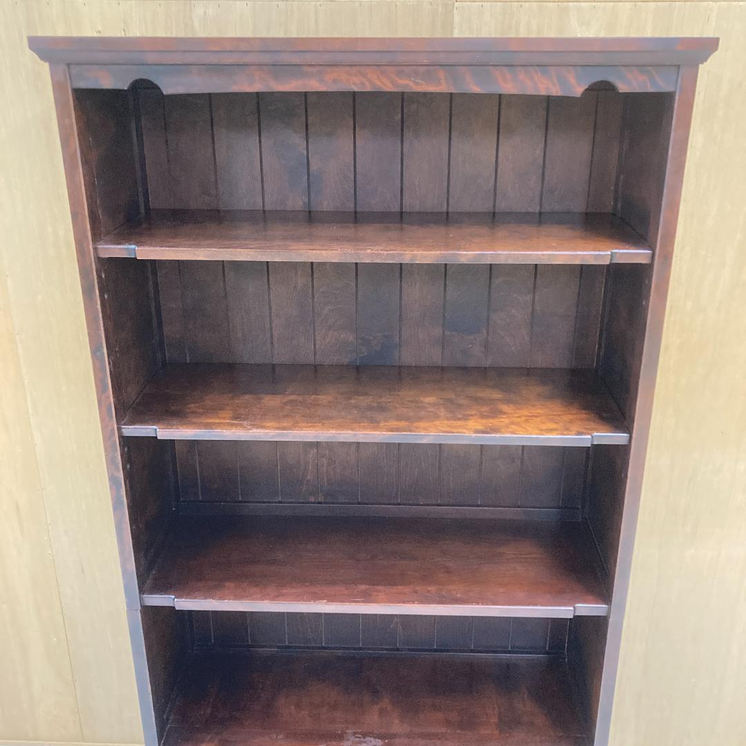 北海道民芸家具　本棚　書棚　ブックシェルフ　樺材　天然木