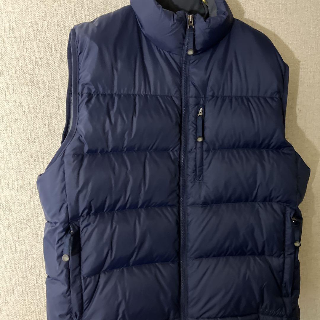 L.L.Bean エルエルビーン ダウンベスト ワンポイントロゴ ネイビー