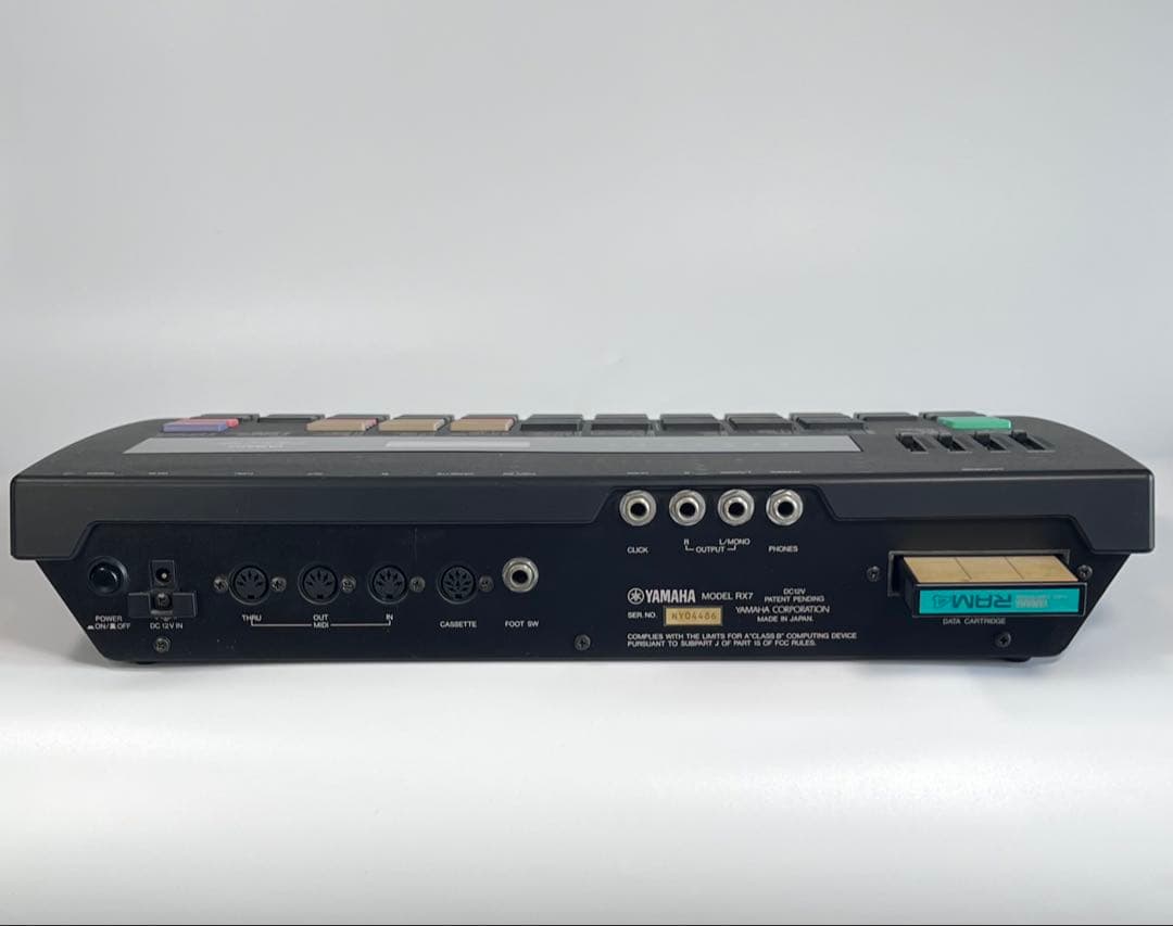YAMAHA RX7 リズムマシン（メモリーカセット付き）