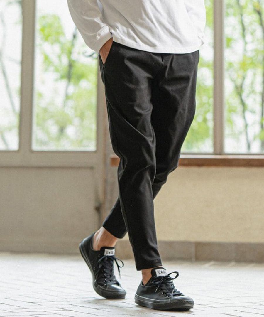 【新品/サイズM】CAMBIO サルエルテーパードパンツ mp11508