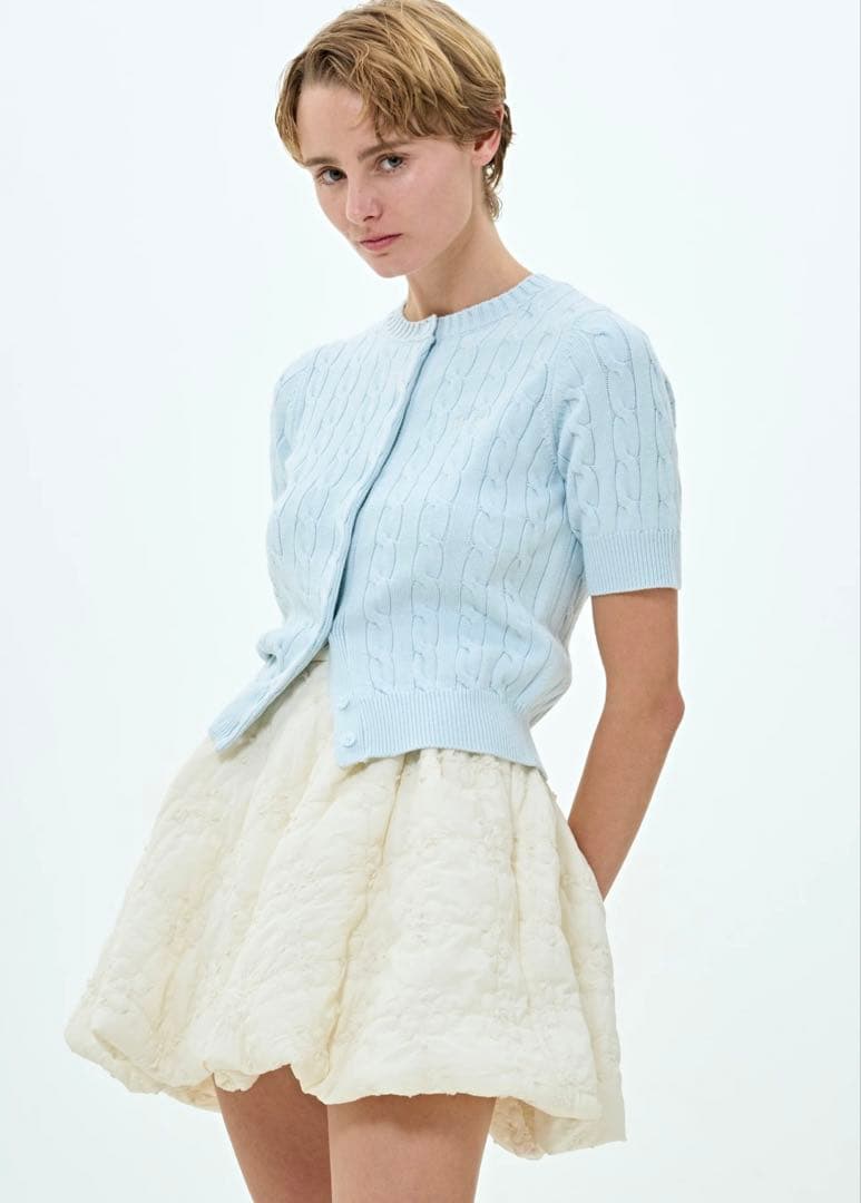 スカート thetoe evros quilting skirt