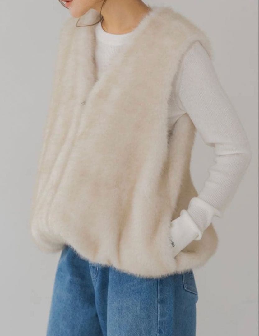 リグリーム　ファーベスト　オフホワイト