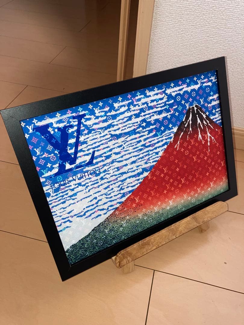 LOUIS VUITTON type☆オマージュインテリアポスター＃428富士山