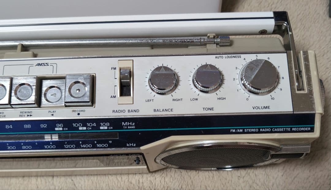 「おしゃれなテレコ」SANYO MR-U4SF ラジカセ