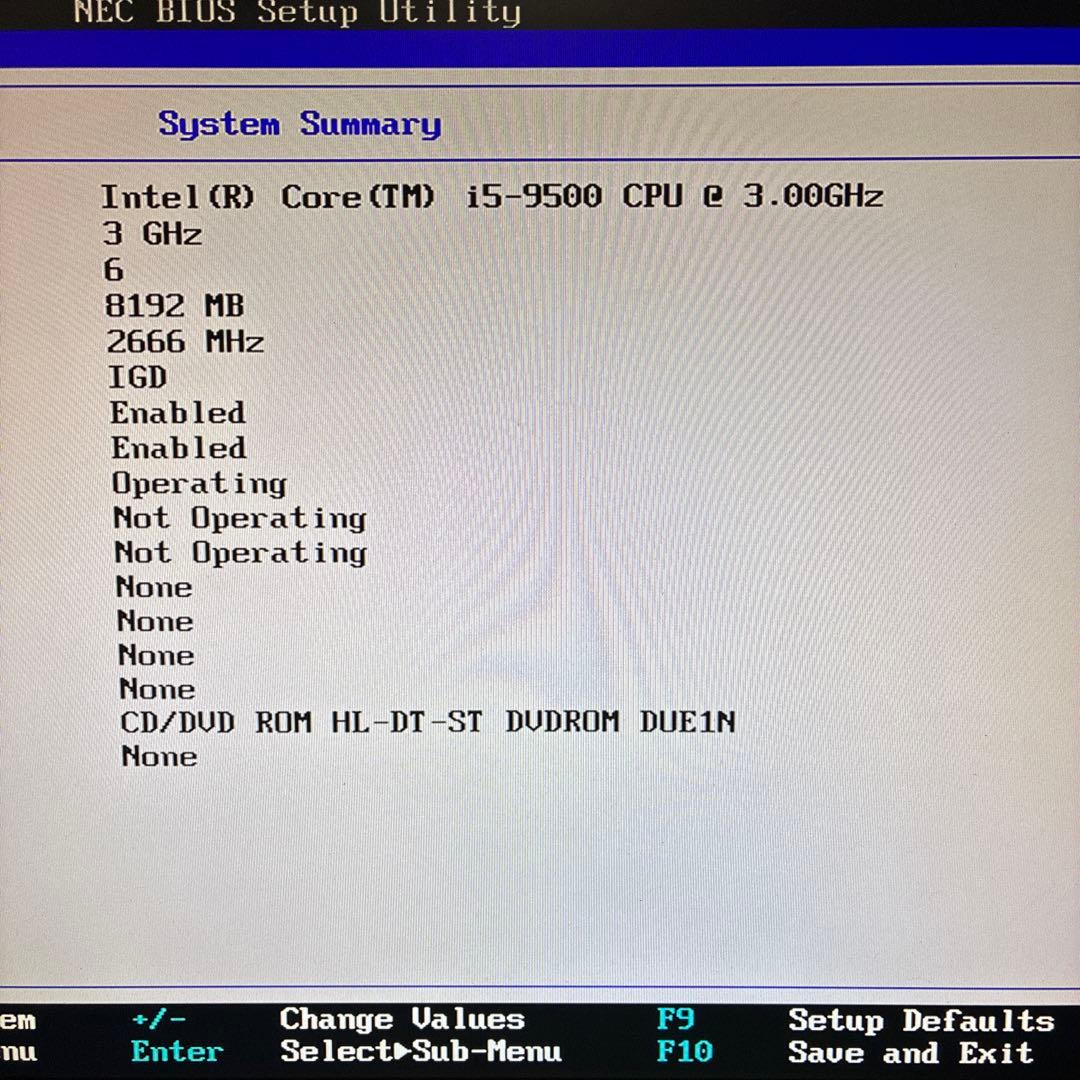 第9世代！NEC Mate MKM30B-5本体のみ！BIOS確認済ジャンク品