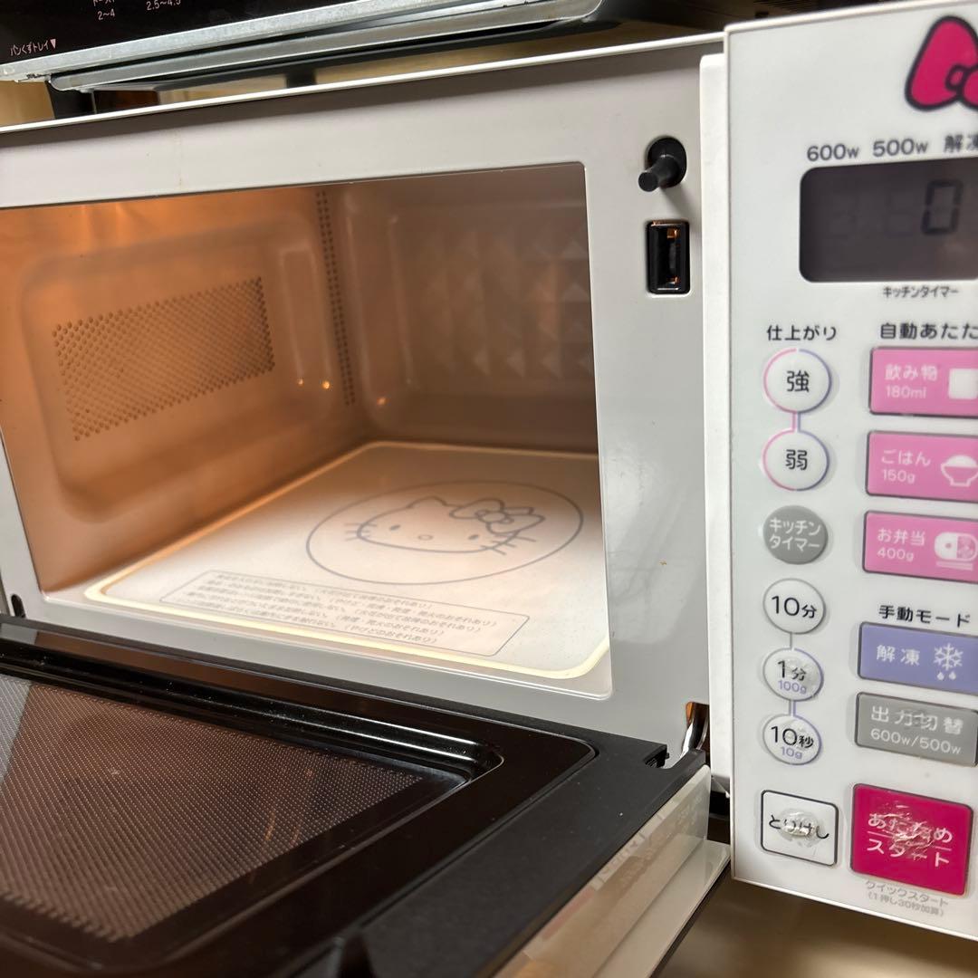 HELLO KITTY 電子レンジ・トースター　セット
