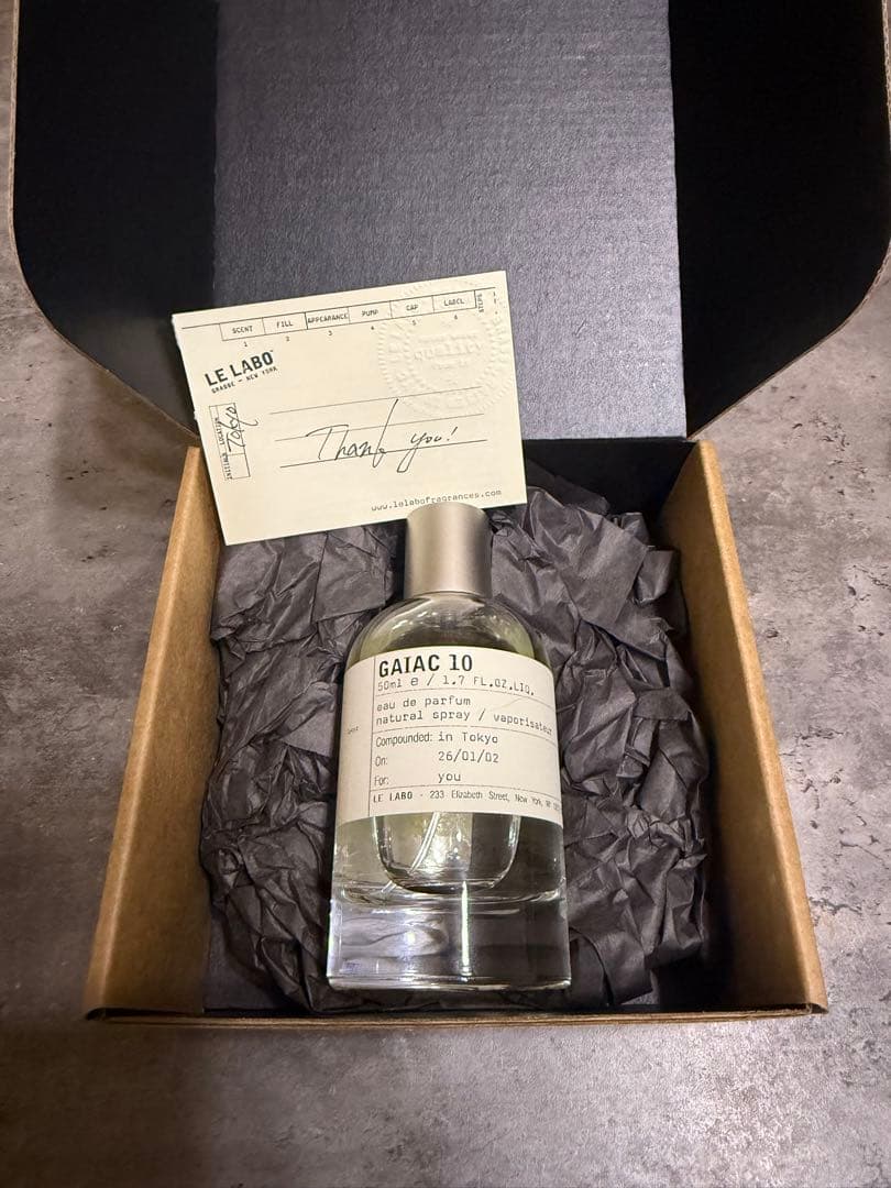 香水(ユニセックス) LE LABO GAIAC 10 100ml Eau de Parfum