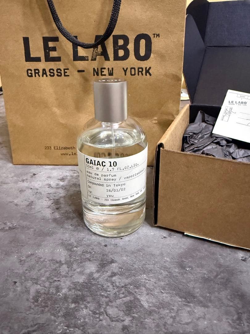 香水(ユニセックス) LE LABO GAIAC 10 100ml Eau de Parfum