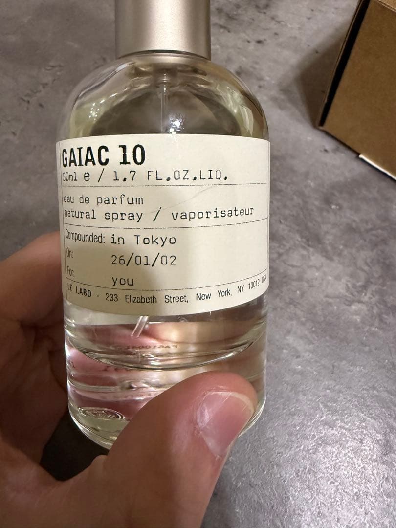 香水(ユニセックス) LE LABO GAIAC 10 100ml Eau de Parfum