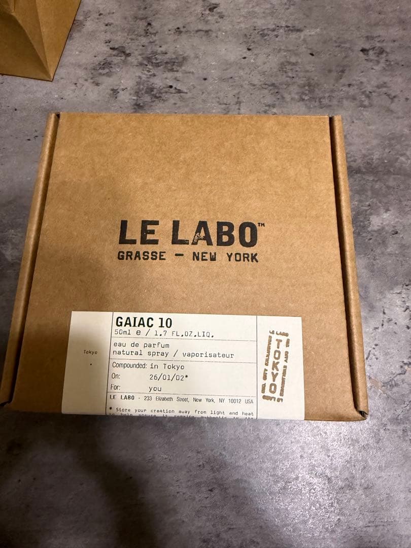 香水(ユニセックス) LE LABO GAIAC 10 100ml Eau de Parfum