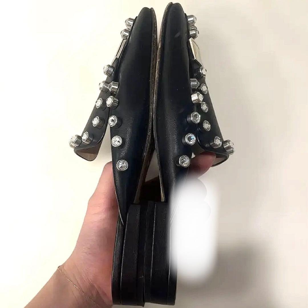 Sergio Rossi ラインストーン付きミュール