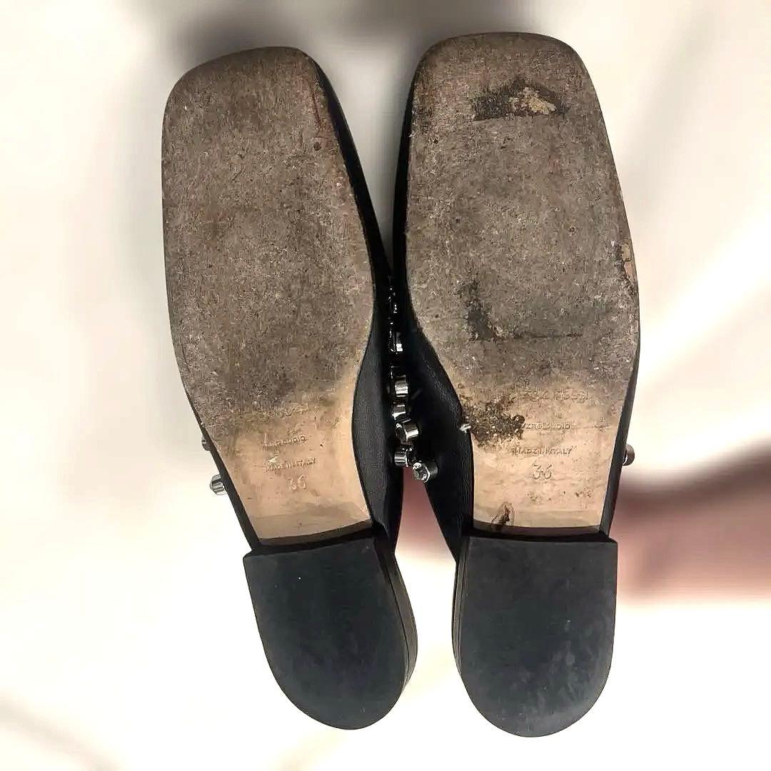 Sergio Rossi ラインストーン付きミュール