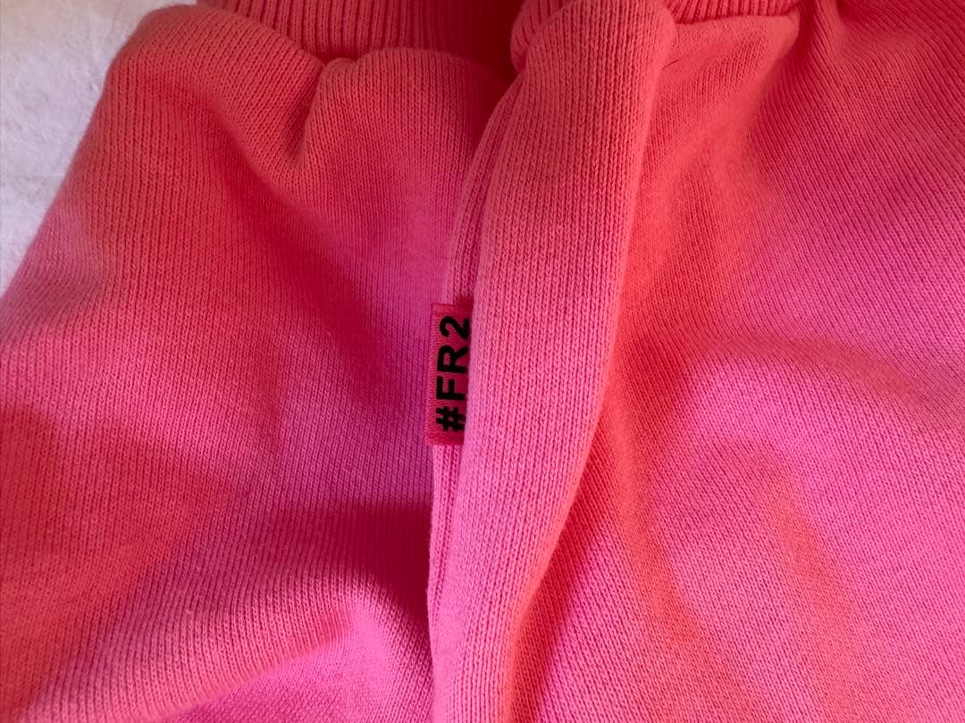 (新品未使用) FR2 ショートジップパーカー ピンク タッグ付 FRC3225