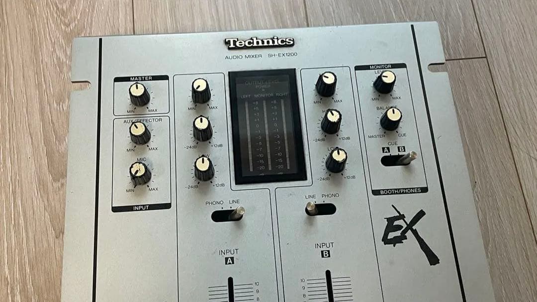 【音出確認済】technicsテクニクス SH-EX1200 DJミキサー