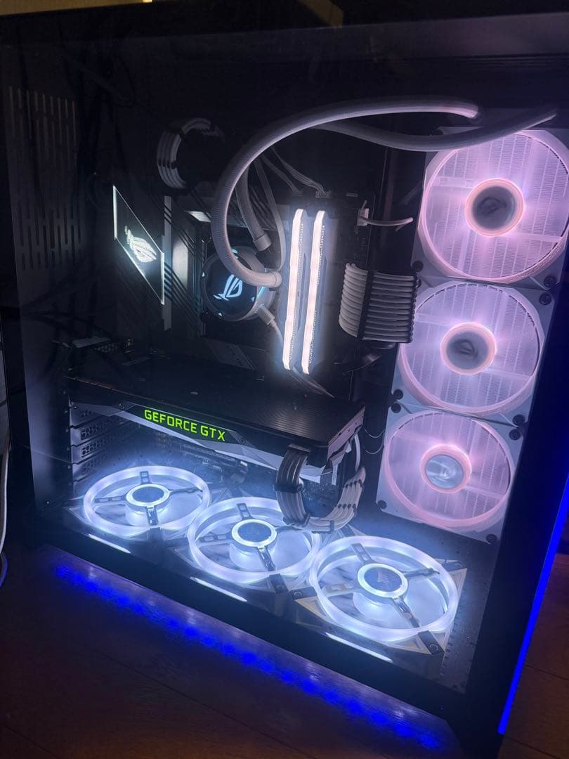 【美品・白基調】簡易水冷ゲーミングPC｜GTX1080｜SSD1.5TB