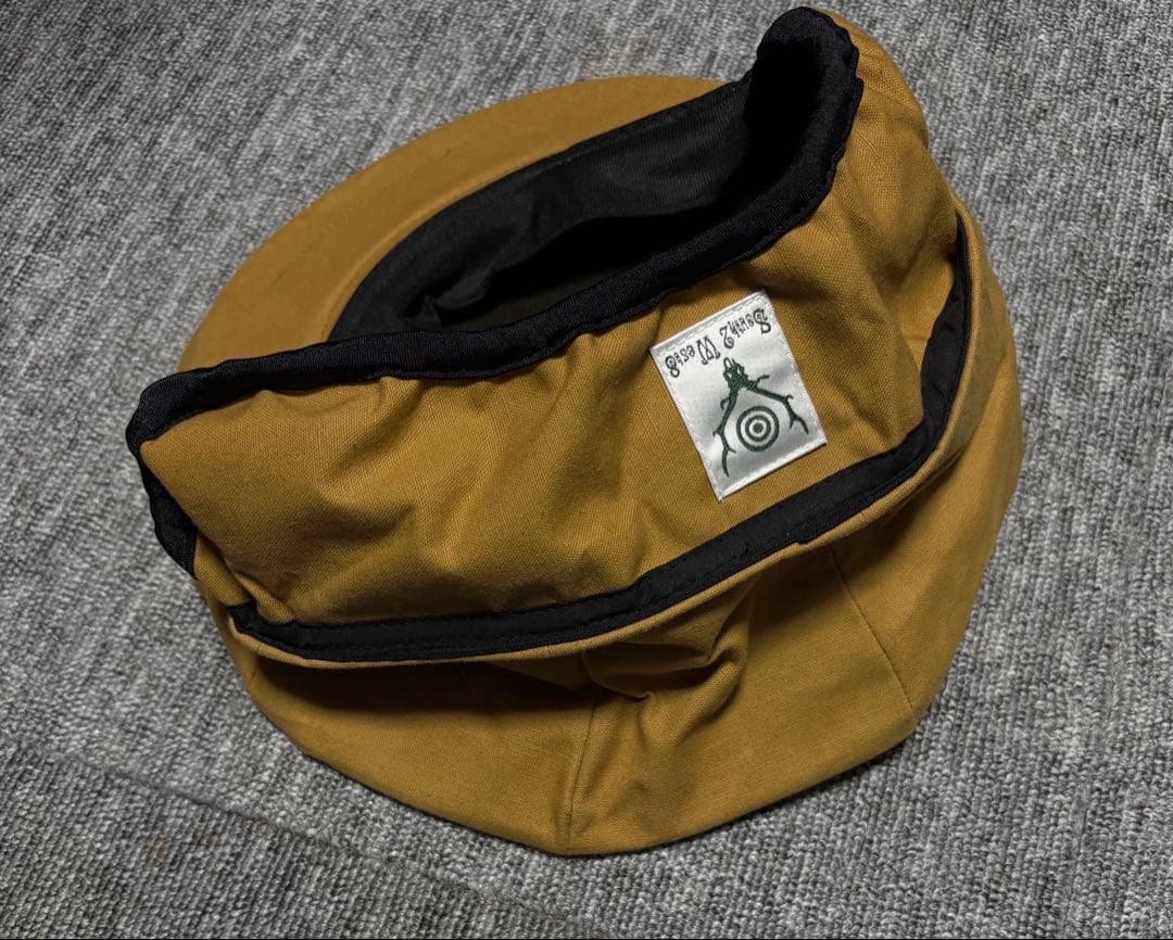 s2w8 コットン キャスケット　耳当て