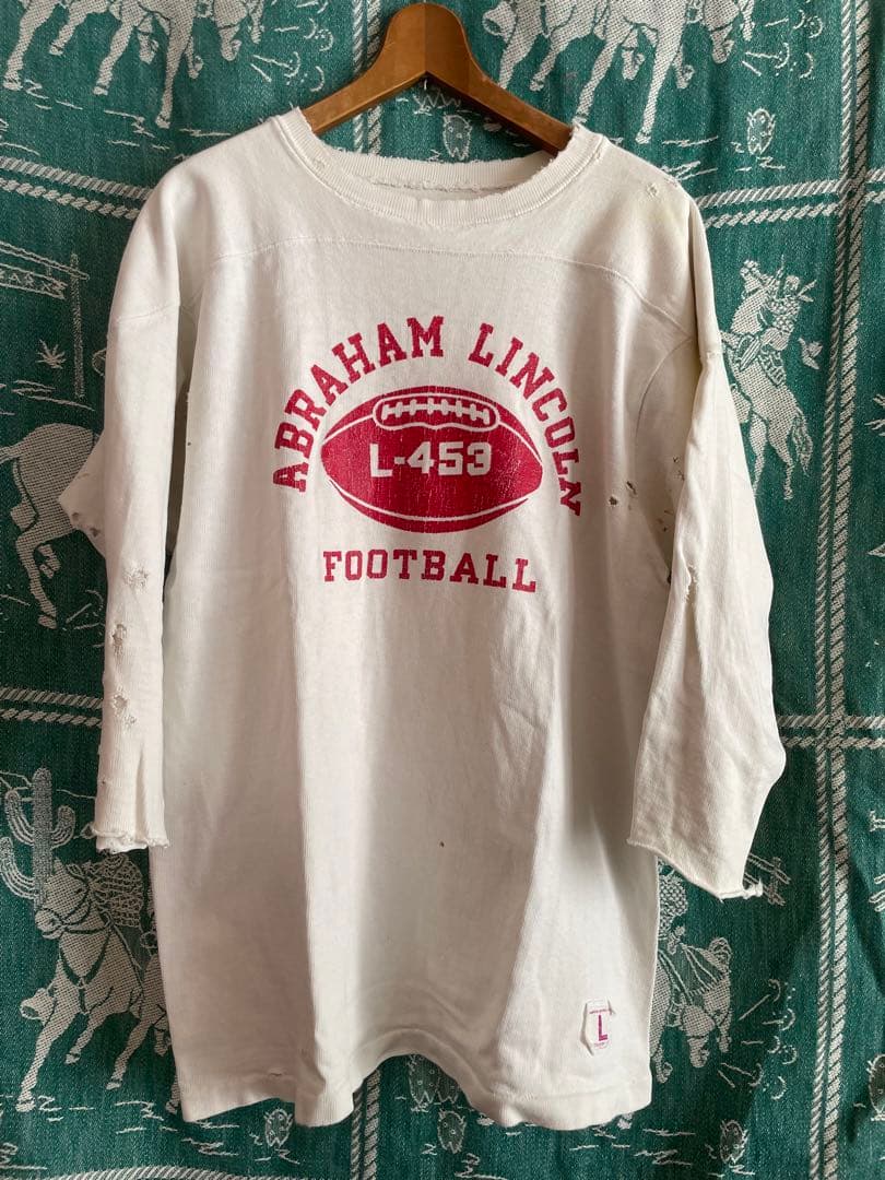 60s チャンピオン　フットボールTシャツ　ヴィンテージ