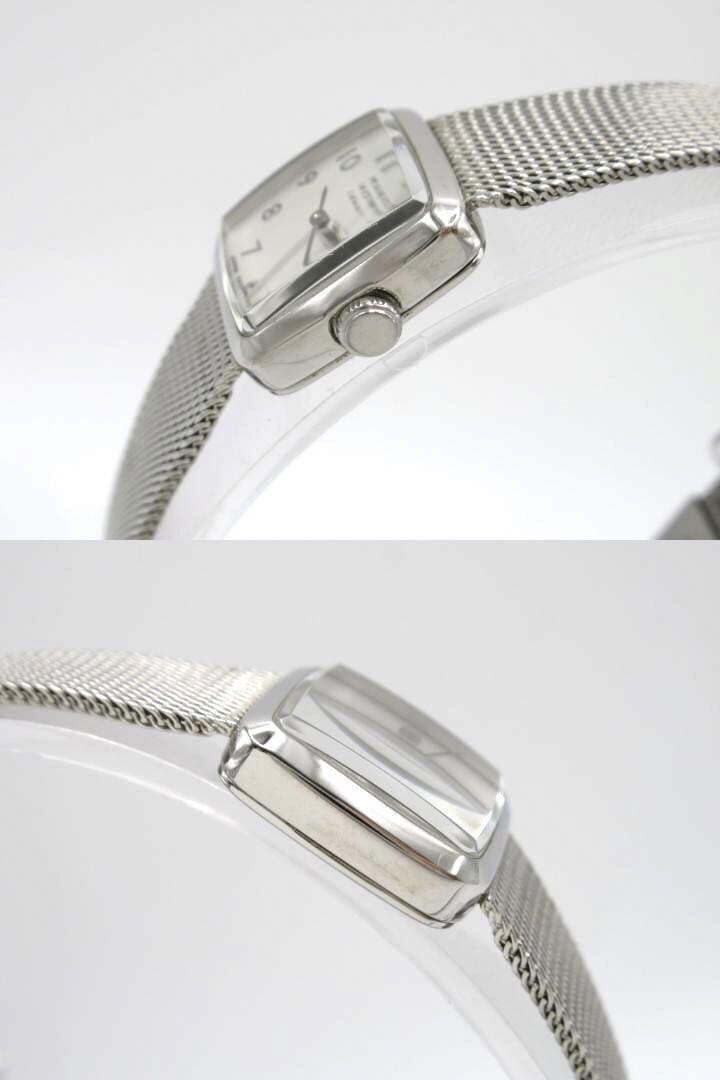 マーガレットハウエル レディース 腕時計 スクエアフェイス シルバー SSベルト