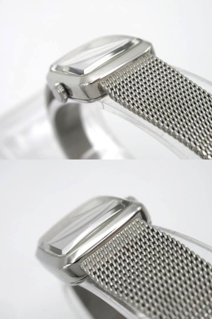 マーガレットハウエル レディース 腕時計 スクエアフェイス シルバー SSベルト