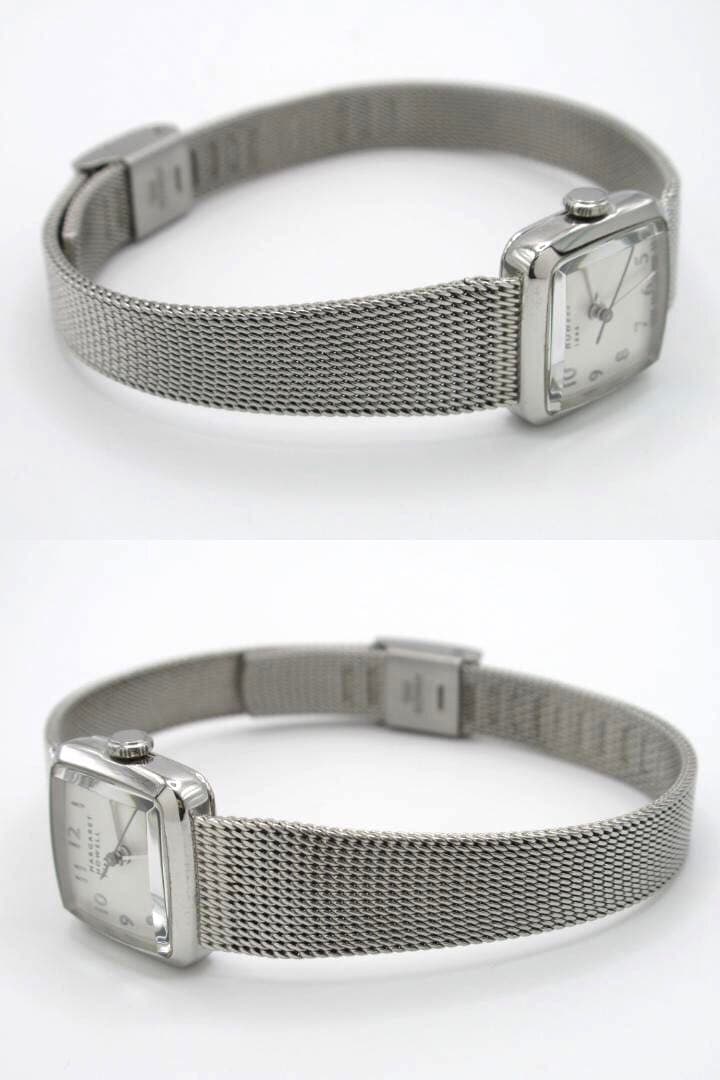 マーガレットハウエル レディース 腕時計 スクエアフェイス シルバー SSベルト