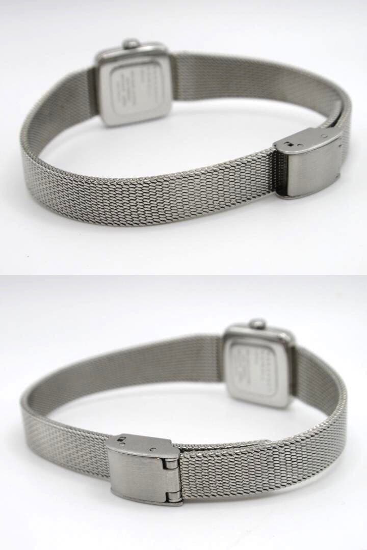 マーガレットハウエル レディース 腕時計 スクエアフェイス シルバー SSベルト