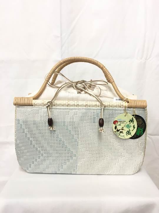 ※在庫品の為最終値下げ　本筑博多織 籠バック 夏物 伝統工芸品