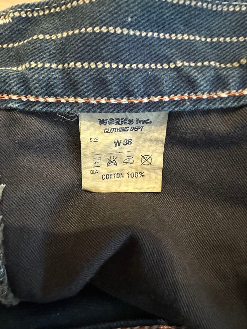 IRON HEART ウォバッシュ ペインター インディゴ ｗ36