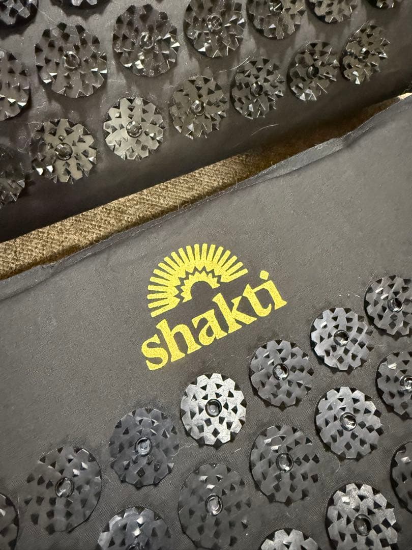 正規品Shakti マット&ピロー　ブラック　シャクティ レベル2