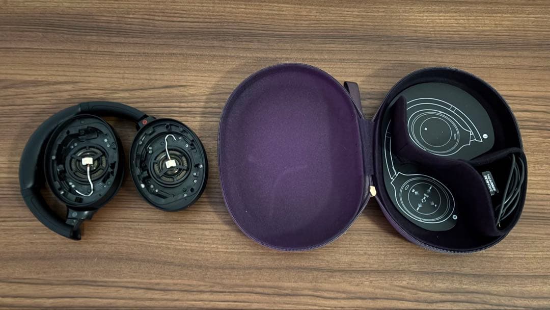 SONY WH-1000XM4 ノイキャンヘッドフォン BK イヤーパッドなし