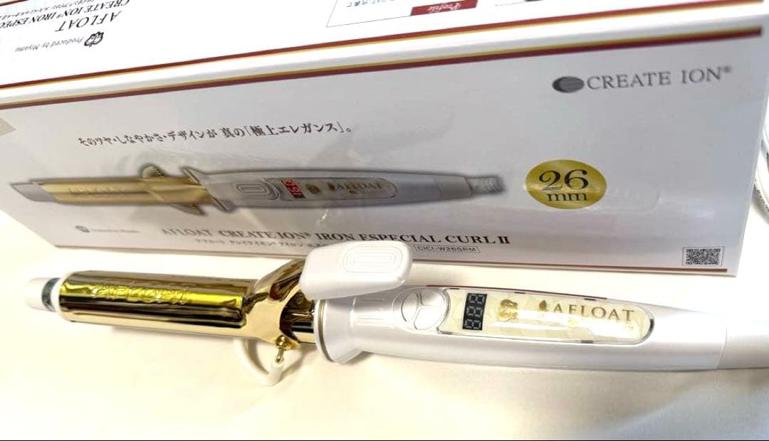【CREATEs】カールアイロン26cm /アフロートSPセット/BOX