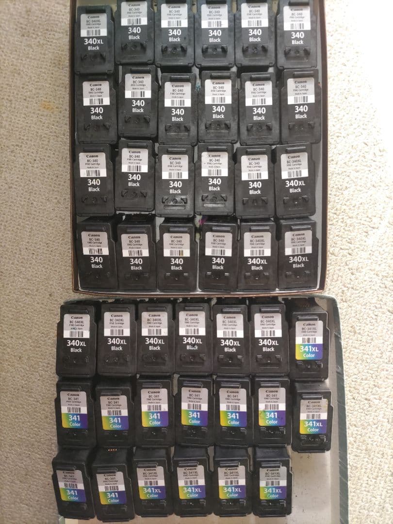 CANONプリンター 　インクカートリッジ　50個セット