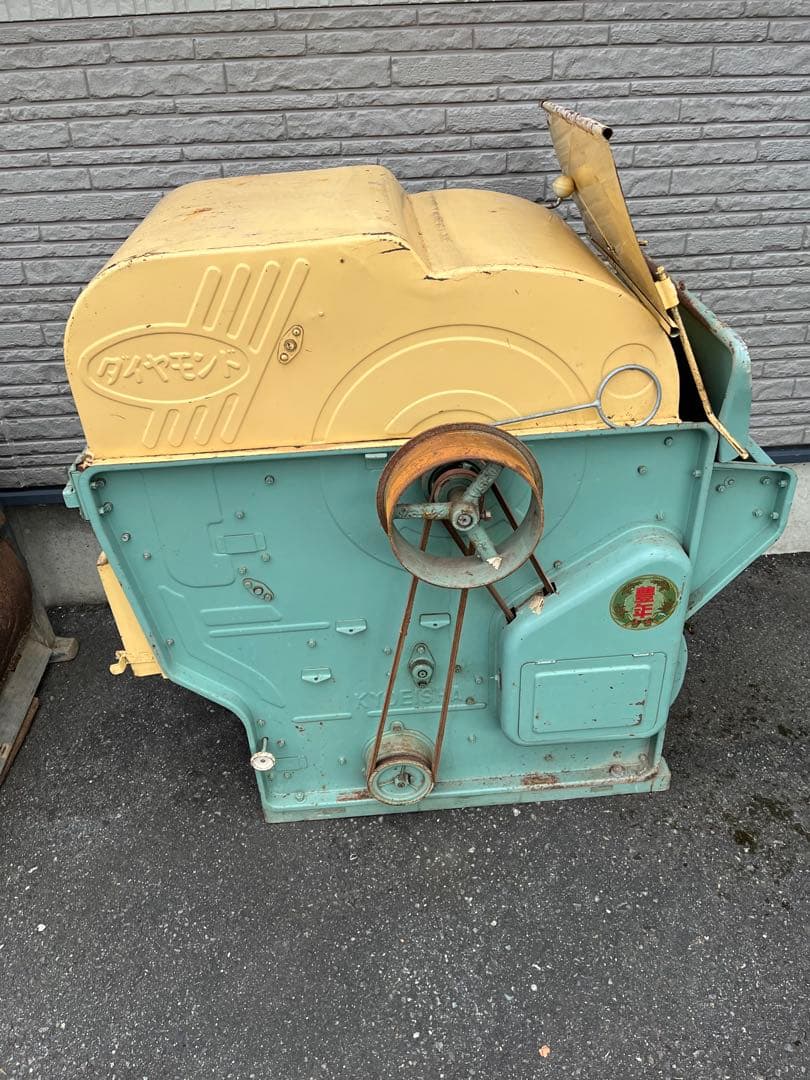 ダイヤモンド　脱穀機　昭和レトロ　アンティーク
