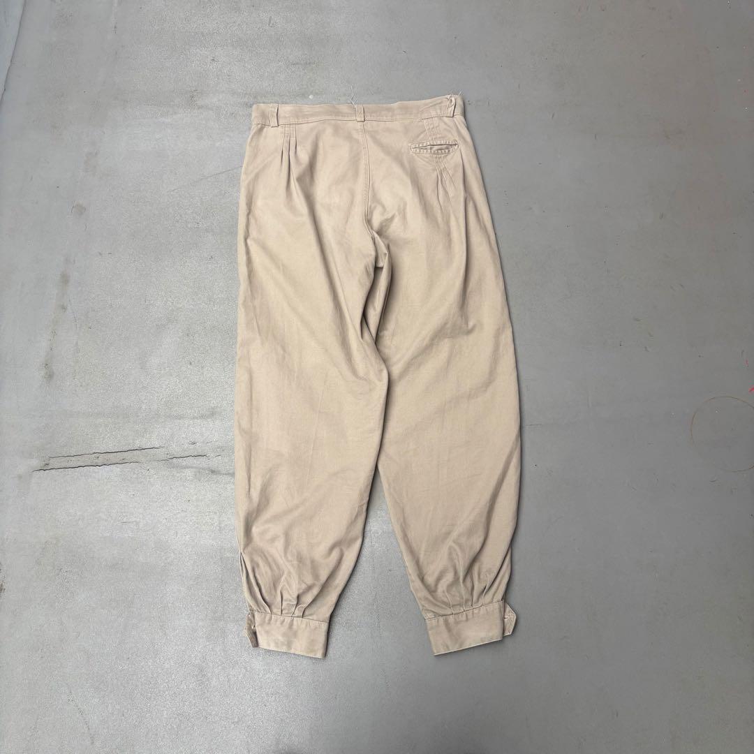 60s vintage ボタンフライ　ジョッパーズパンツ　チノパン　ハンティング