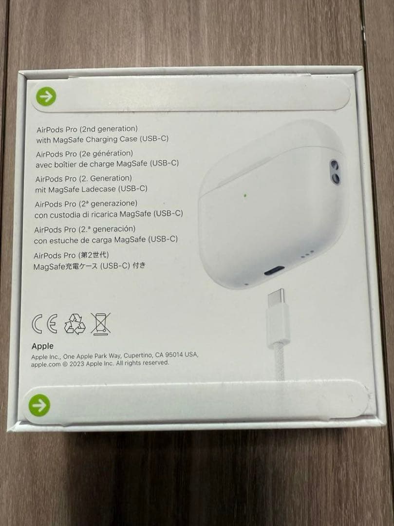 新品アップルMagSafe充電ケースUSB-C付AirPodsPro第2世代