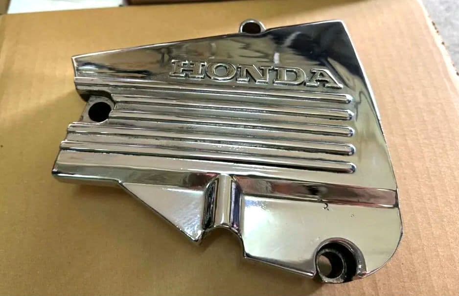 CBX400F フロントスプロケットカバー　メッキ