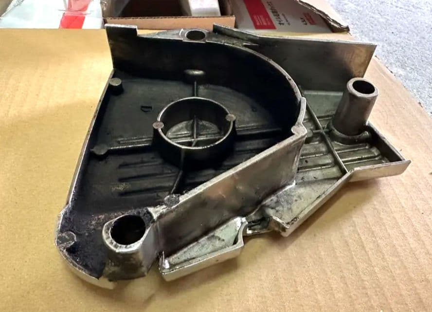 CBX400F フロントスプロケットカバー　メッキ