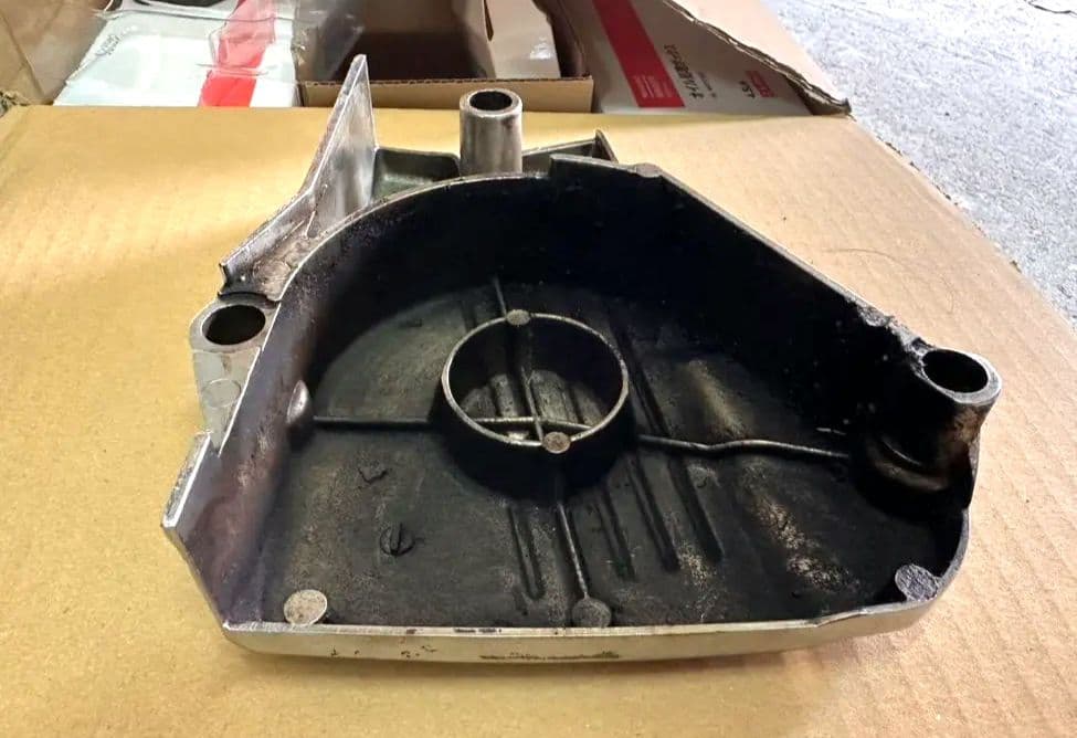 CBX400F フロントスプロケットカバー　メッキ