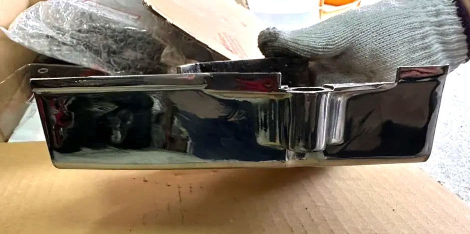 CBX400F フロントスプロケットカバー　メッキ