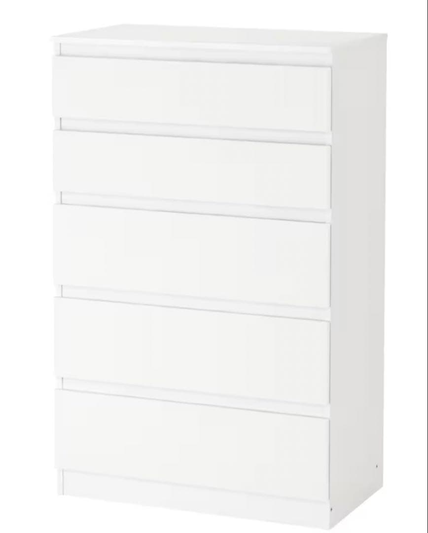 IKEA KULLEN クレン チェスト（引き出し×5）ホワイト