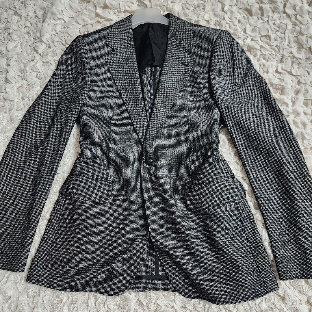 美品 タリアトーレ ピーノレラリオ メタルボタン 千鳥柄 テーラードジャケット