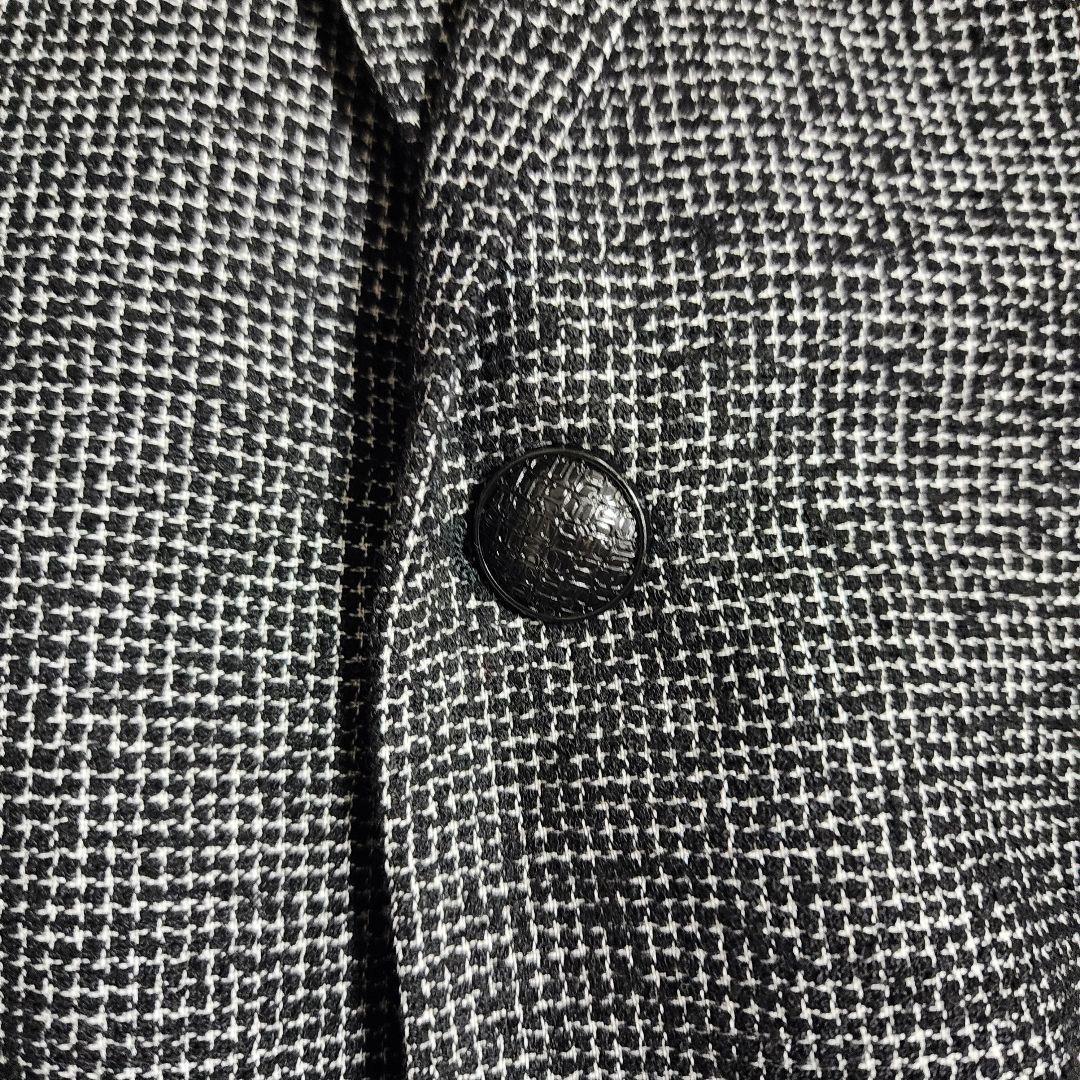 美品 タリアトーレ ピーノレラリオ メタルボタン 千鳥柄 テーラードジャケット