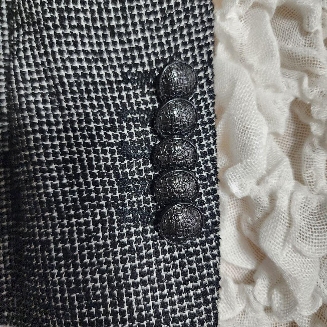 美品 タリアトーレ ピーノレラリオ メタルボタン 千鳥柄 テーラードジャケット