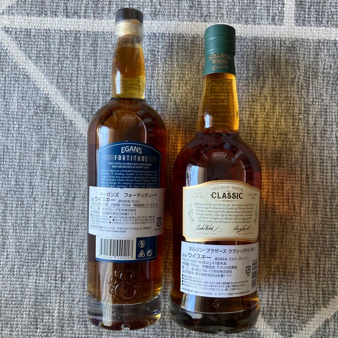 EGANS Fortitude & NELSON Bros. ウイスキーセット