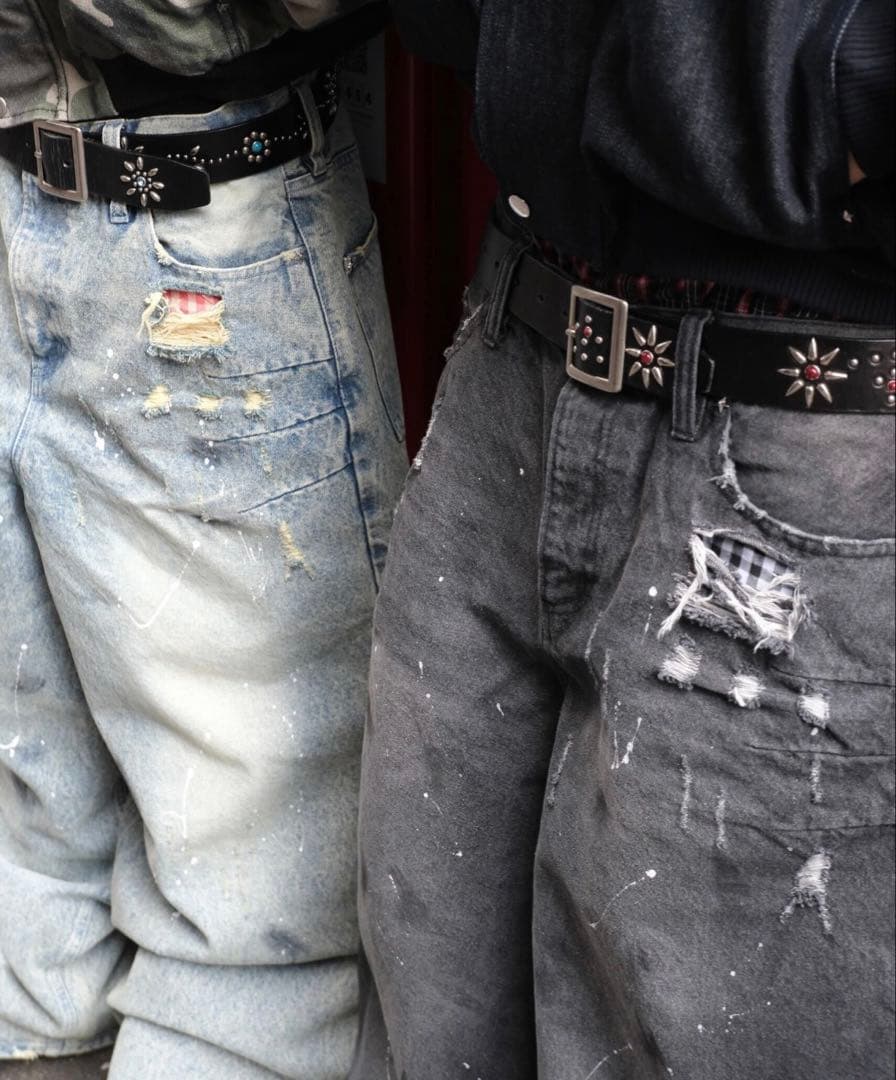 わっさー‼️BELVET Pleated Baggy Pants