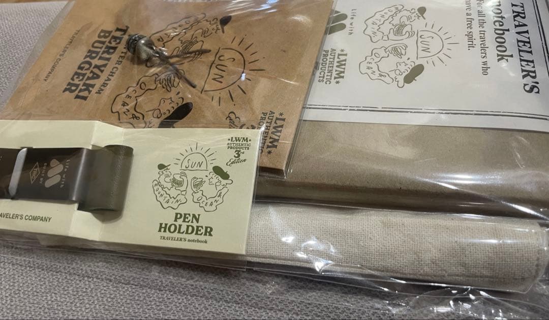 新品 モスバーガー トラベラーズ ノート オリーブセット 3rd Edition