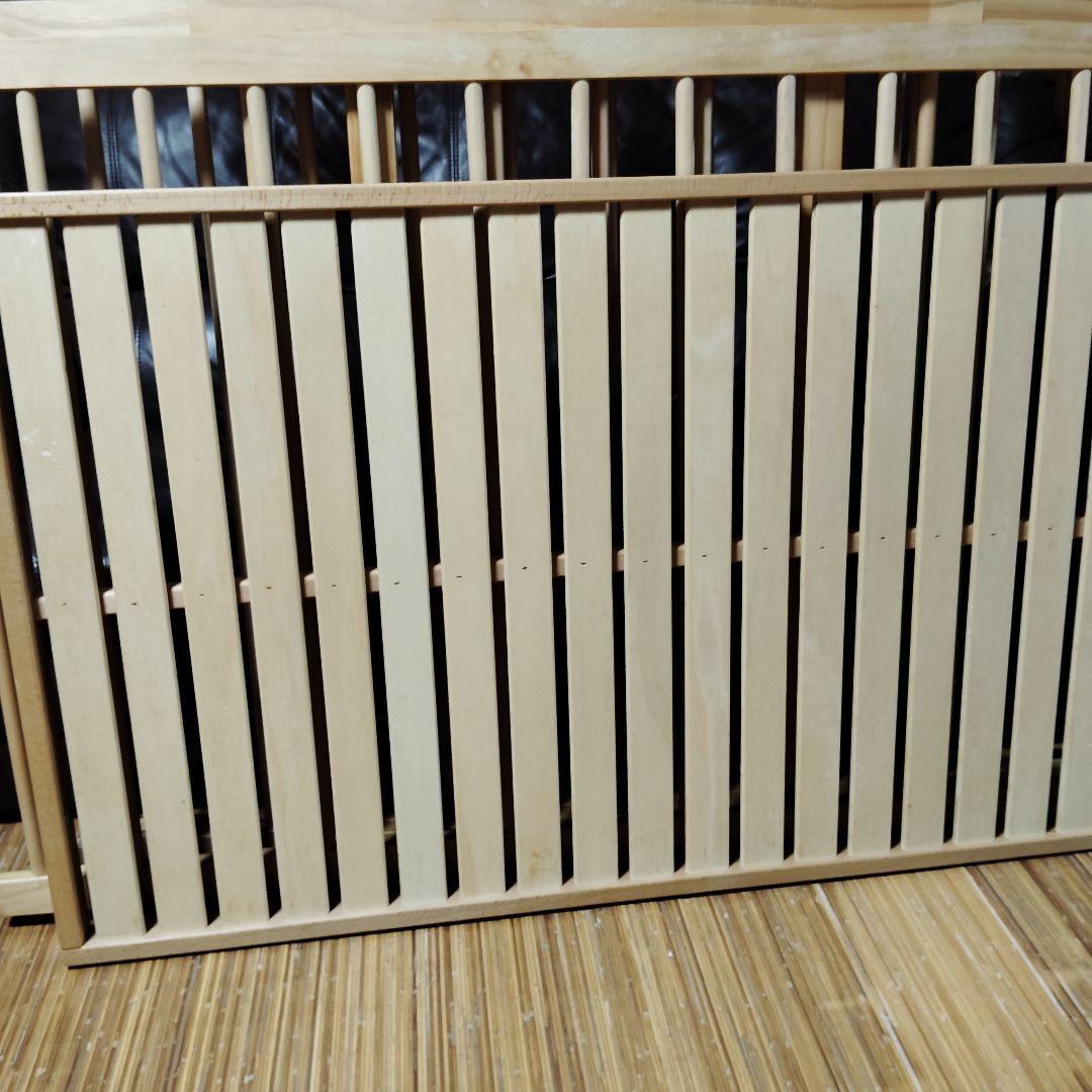 ベビーベッド　ファルスカfarska ベッドサイドベッド03 添い寝安全ベルト