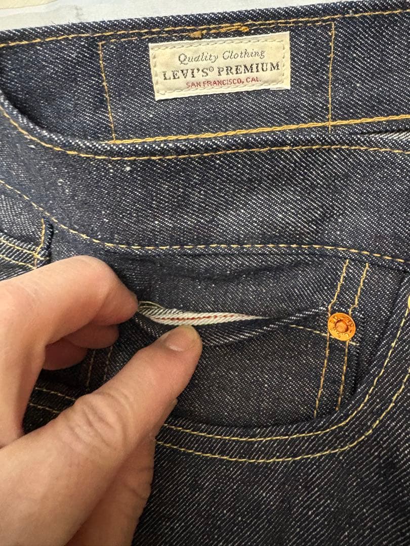 【美品】Levi's 501-3516 セルビッチ BIG E W33 L34