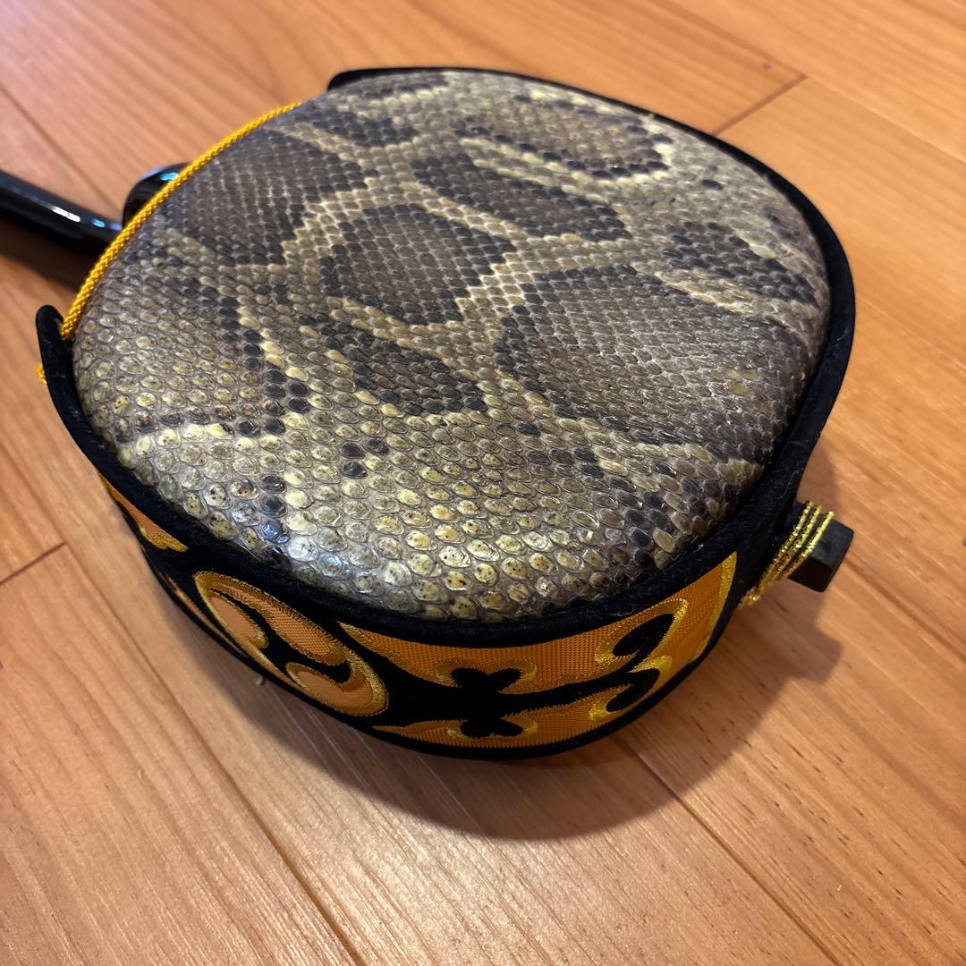 三味線本体 ヘビ皮 3弦