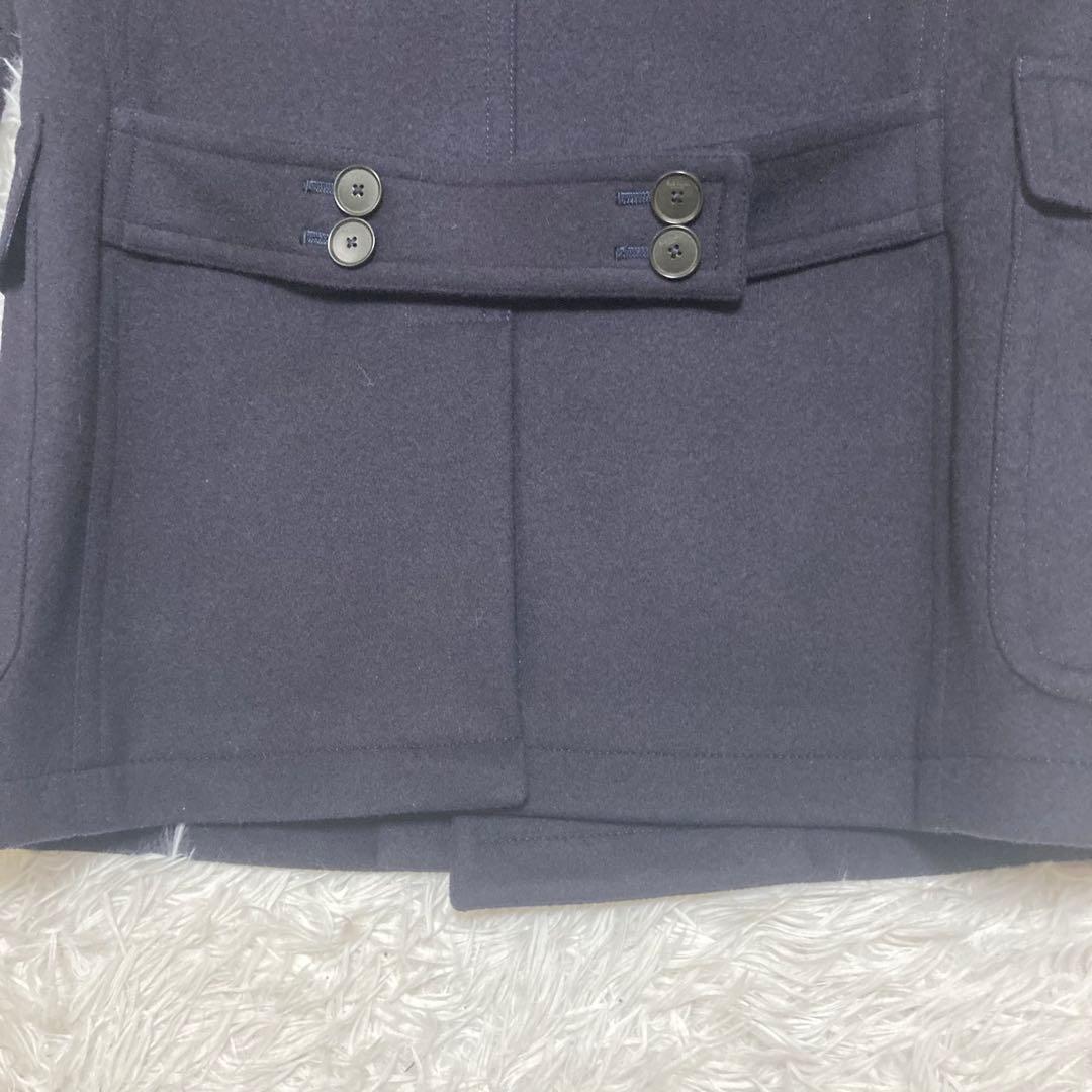【美品】Paul Smith London ネイビーピーコート　毛100% M