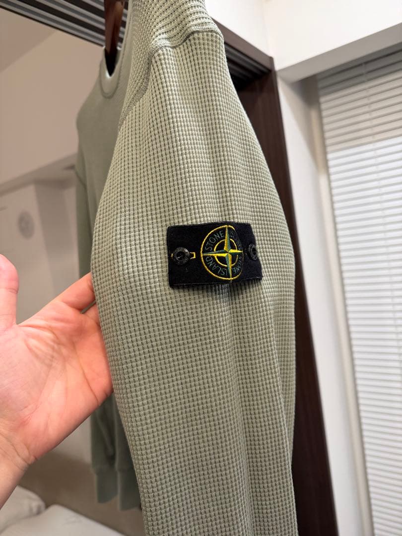 STONE  オリーブグリーン トレーナー